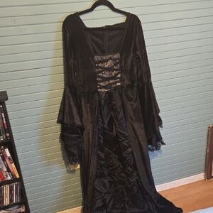 Elegant Black Gothic Dress